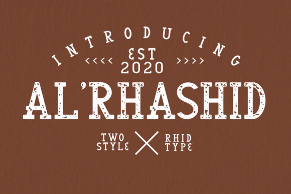 Al Rhasid: Bold Display Font for Strong Brand Identity