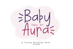 Baby Aura Display Font for Whimsical Web Design
