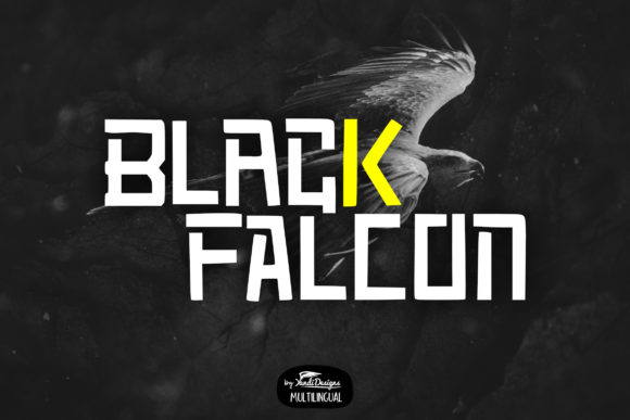 Black Falcon: The Bold Display Font for Strong Brand Identity