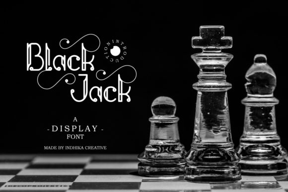 Black Jack with Chessboard Font Review: A Stylish Display Typeface for Modern Branding