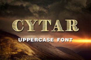 Cytar: The Uppercase Display Font for Editorial Branding