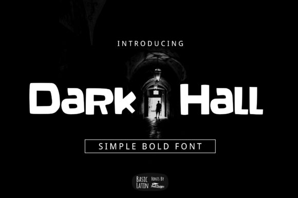 Dark Hall: A Bold Display Typeface for Modern Brand Identity