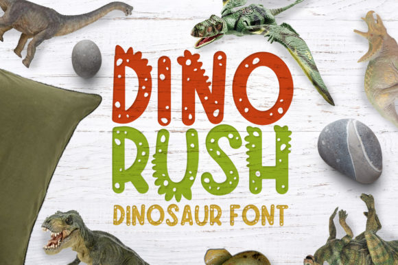 Dino Rush: The Playful Display Font for Kid-Focused Brands