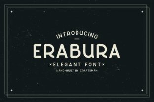 Erabura Display Typeface for Modern Digital Branding