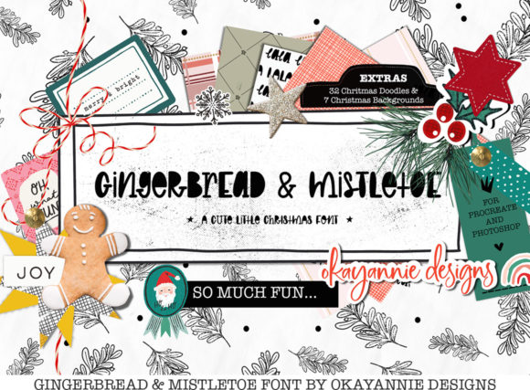 GingerBread Mistletoe: The Ultimate Festive Display Font