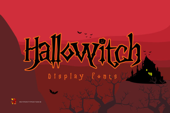 Hallowitch: The Spooky Display Font for Halloween Editorial Design