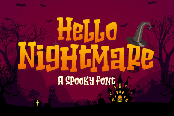 Hello Nightmare: The Spooky Display Font for Standout Branding