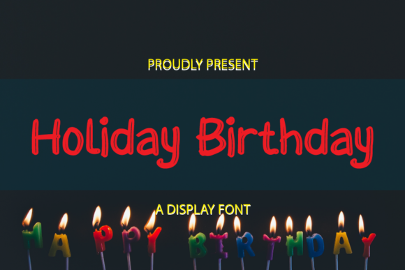 Holiday Birthday Font Review for Makers
