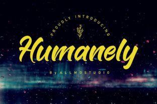 Humanely: A Casual Display Font for Personalized Handmade Branding