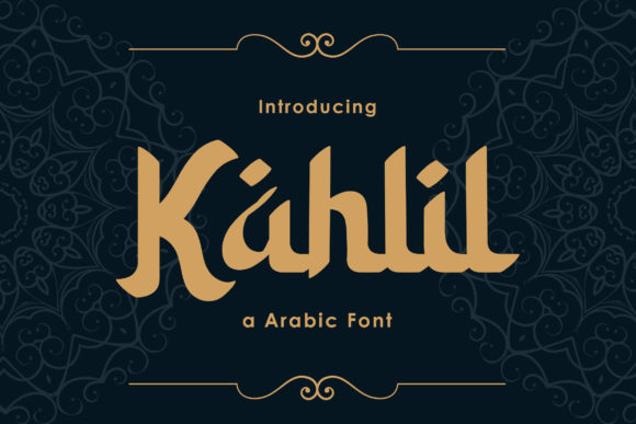 Kahlil Typeface for Boutique Branding and Crafty DIY Projects