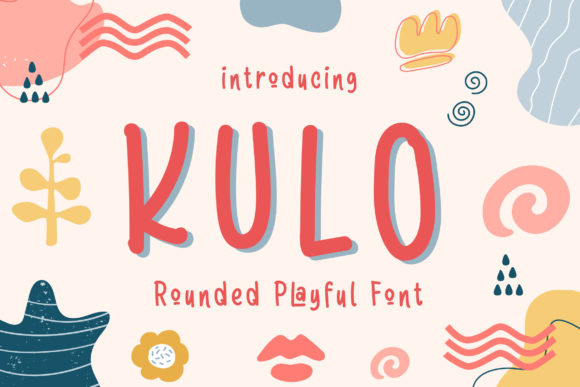 Kulo Display Font for Playful Web Design
