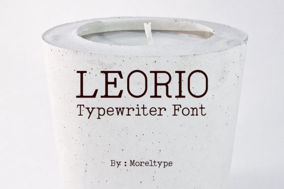 Leorio: A Minimal Serif Typeface for Editorial Clarity