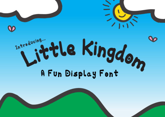 Little Kingdom Typeface for Playful Brand Identity