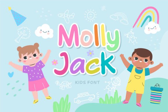 Molly Jack: A Playful Comic Font for Engaging Digital Branding