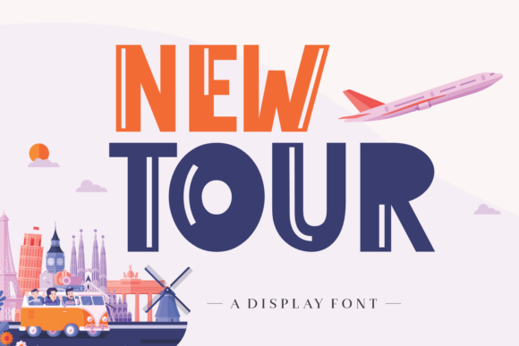 New Tour: Bold Display Font for Scroll-Stopping Campaigns