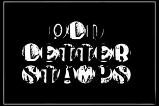 Old Letter Stamps: A Retro Display Font for Editorial Design