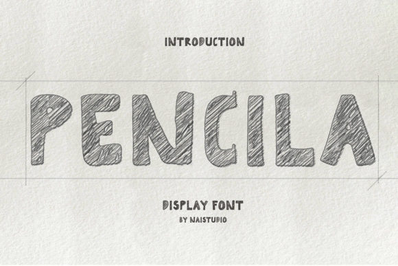 Pencila Display Font: A Playful Typeface for Editorial Design