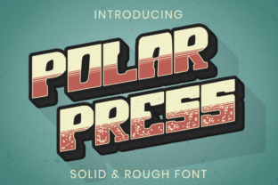 Polar Press Vintage Display Font for Web and Brand Identity
