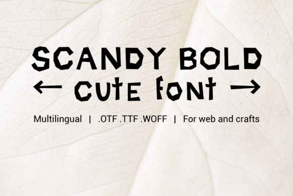 Scandy Bold Typeface Review for Modern Brand Identity