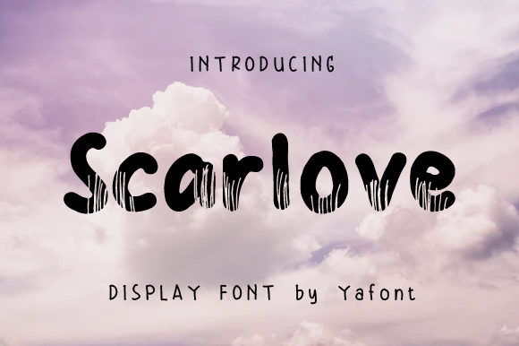 Scarlove Display Font Review for Small Business Branding