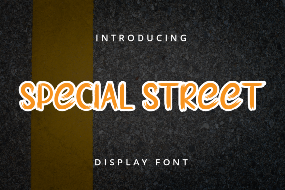 Special Street: The Urban Display Font for Handmade Brands
