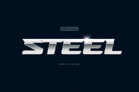 Steel Typeface Review: A Bold Display Font for Dynamic Branding