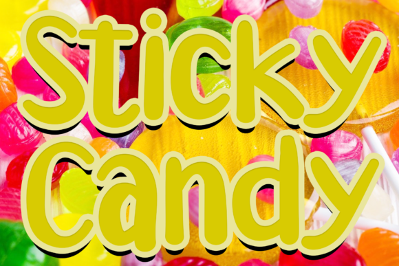 Sticky Candy Typeface Review for Editorial Design
