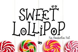 Sweet Lollipop: A Whimsical Handwritten Font for Editorial Design