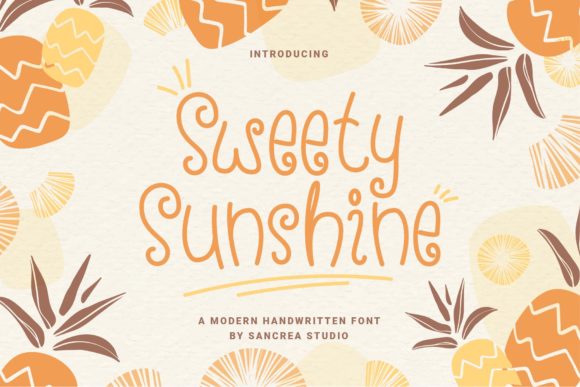 Sweety Sunshine Font for Bright Brand Identity