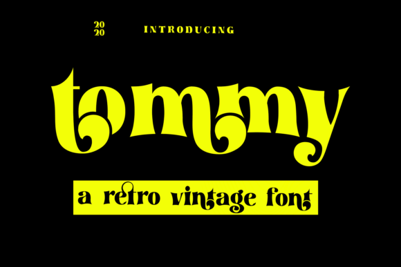 Tommy: A Bold Display Typeface for Modern Editorial Design