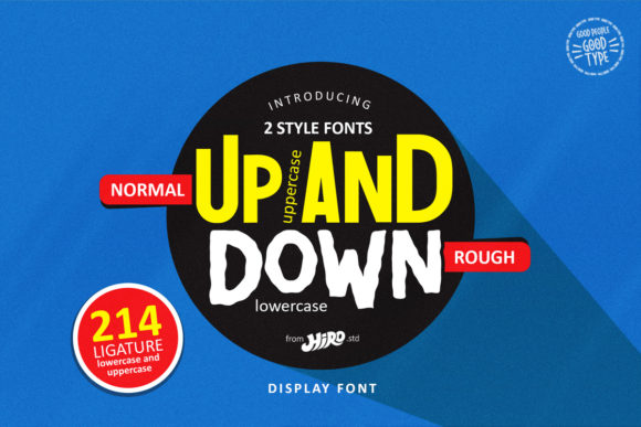 Up and Down: A Powerful Display Font for Dynamic Web Design