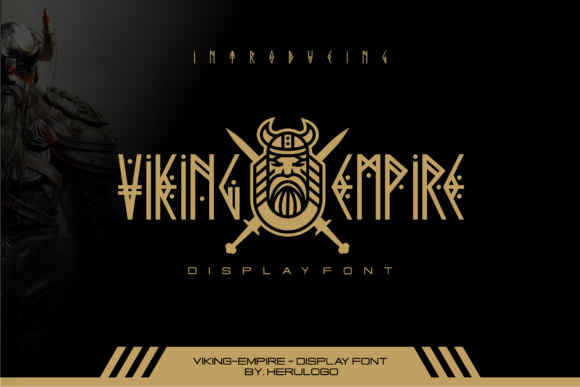 Viking Empire Display Font for Bold Branding and Crafts